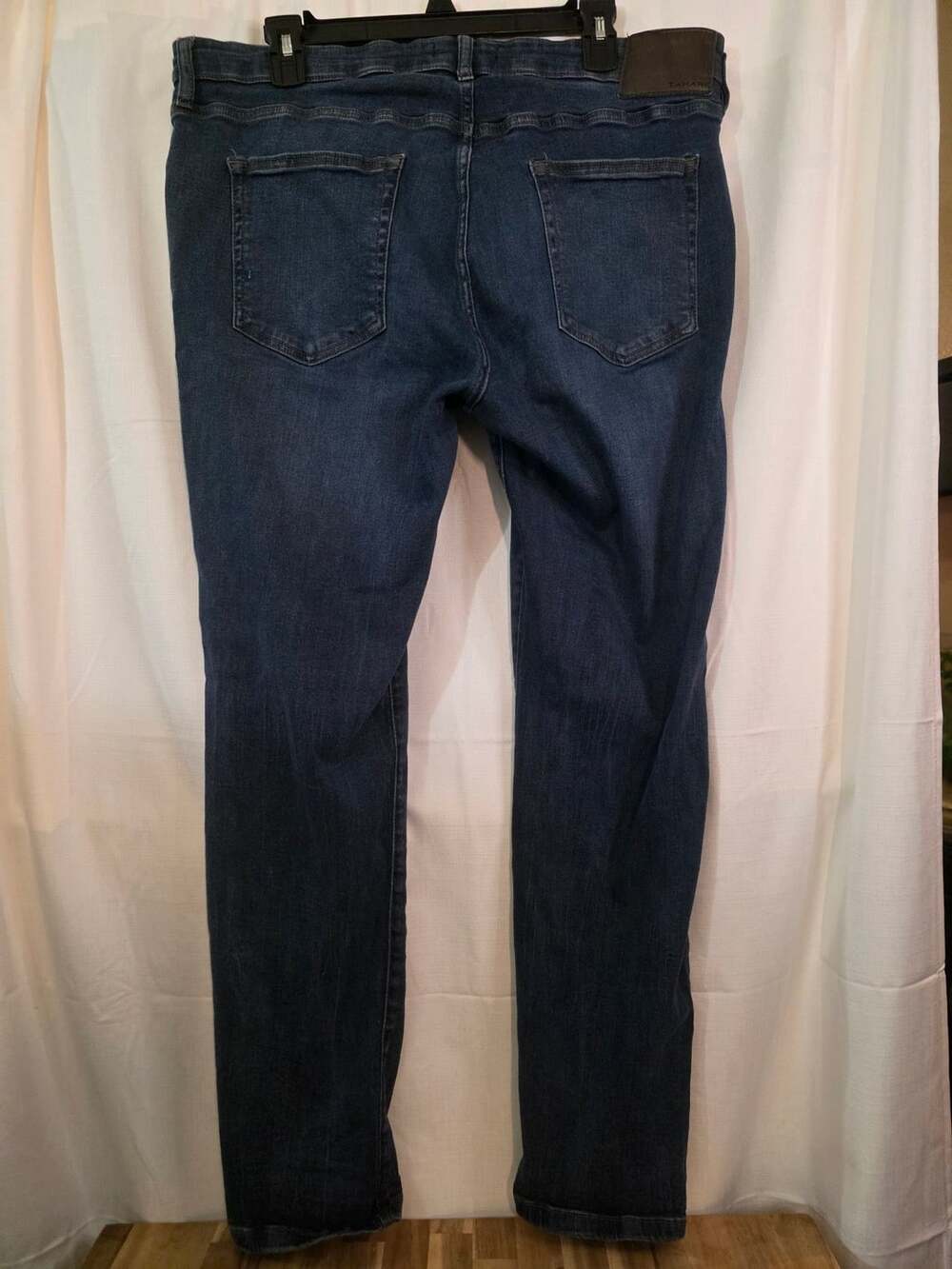 Tahari Dark Wash Stretch Denim Jeans W 38 - Picture 3 of 7